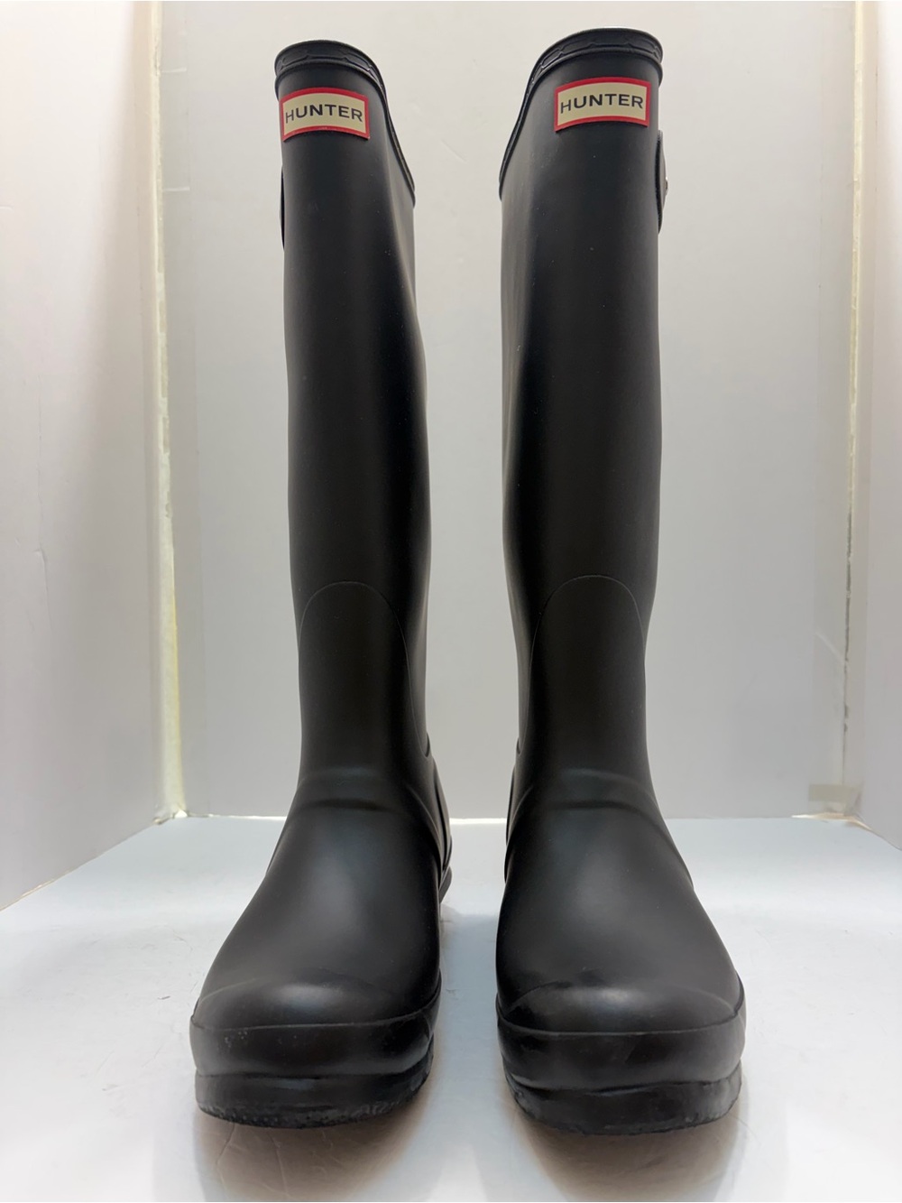 Hunter Original Tall Rain Boots Black Women's Size 10 (US) / UK 8